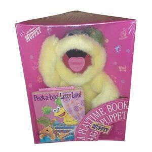 Brand New In Box Jim Henson's Muppet Peek-a-Boo Lizzy Lou Book Set